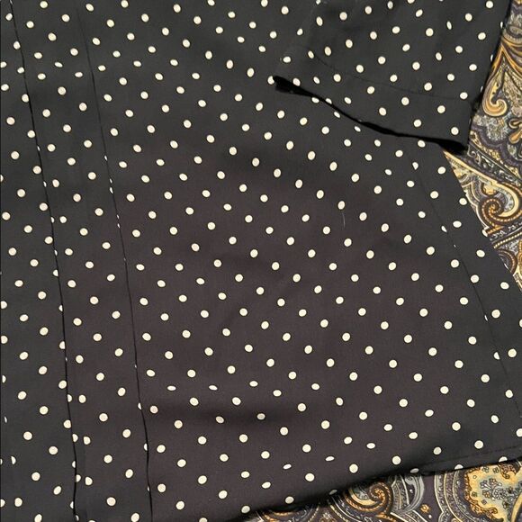 Loft Polka Dot Women's Top - blue and White - Picture 6 of 8